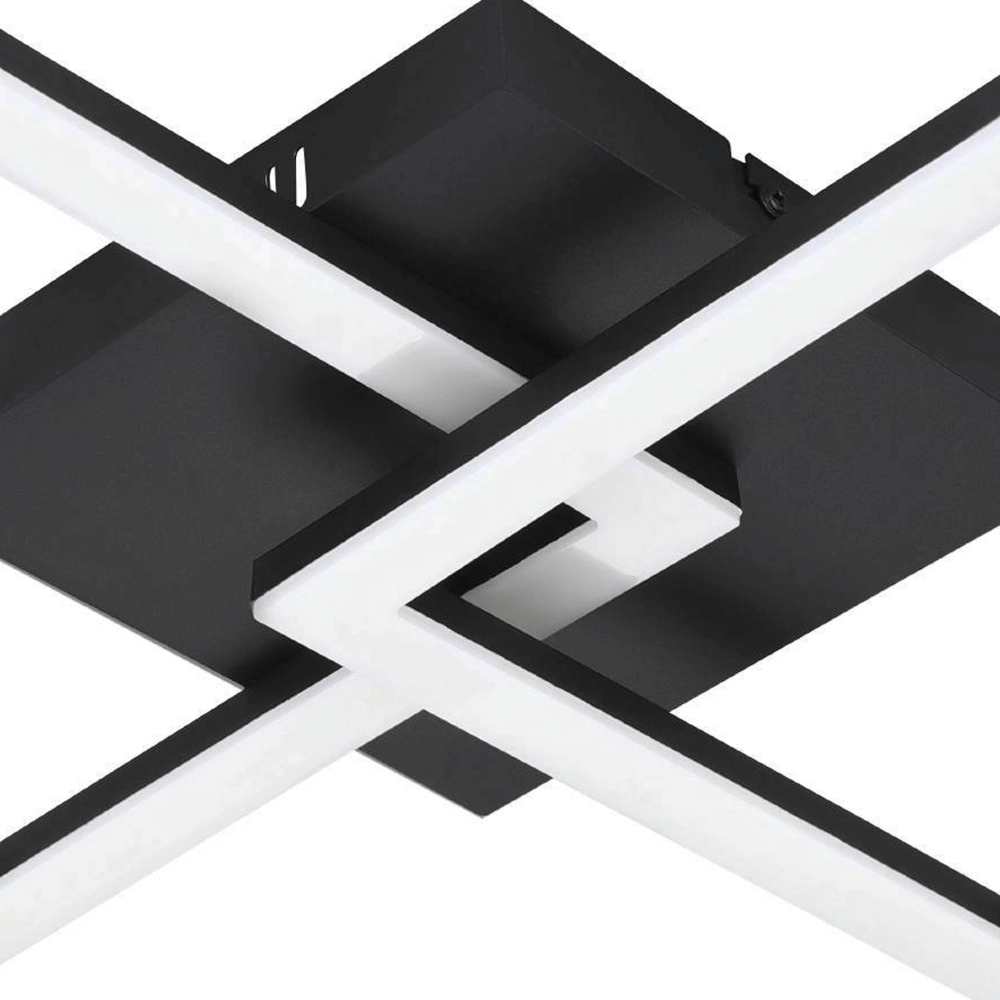 Plafonnier Zigbee Paranday-Z 25,2x31cm noir Eglo 9008606231201