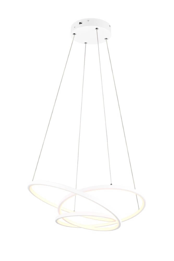 Lampe suspendue Vide Darvin blanc - 62cm