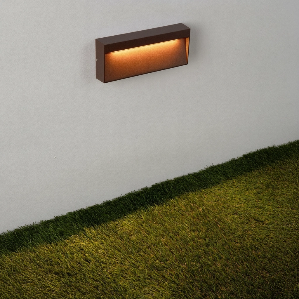 Lampe murale brun rouille Drat Conception