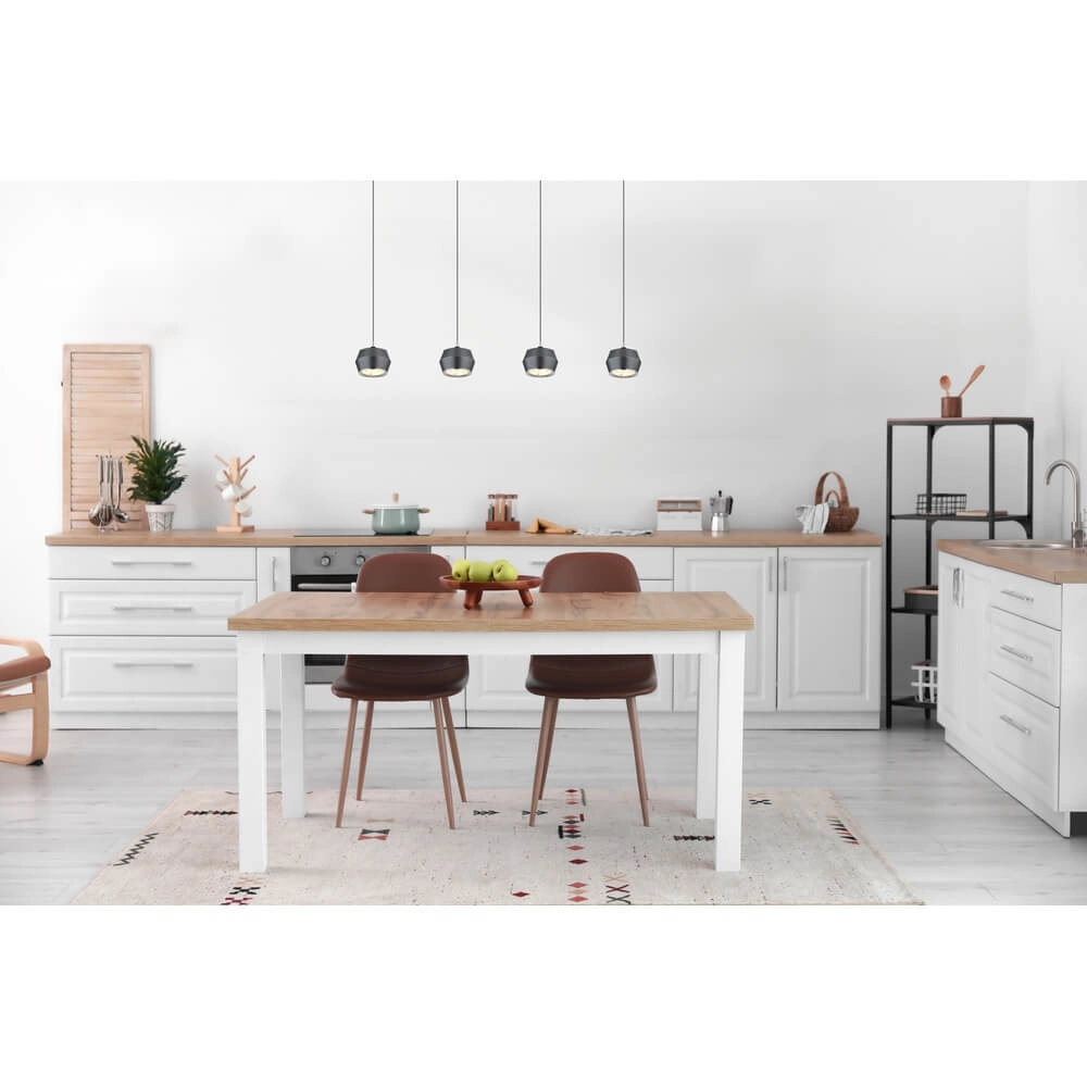 Suspension ronde Marthy gris Ø 10cm Globo 9007371452118