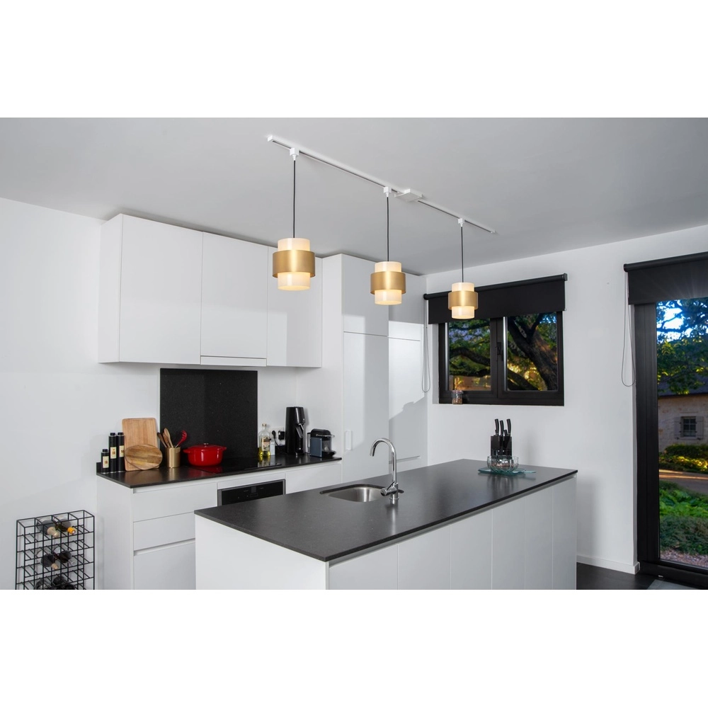 Adaptateur de lampe suspendue à rail Track Blanc monophasé Lucide 5411212093868