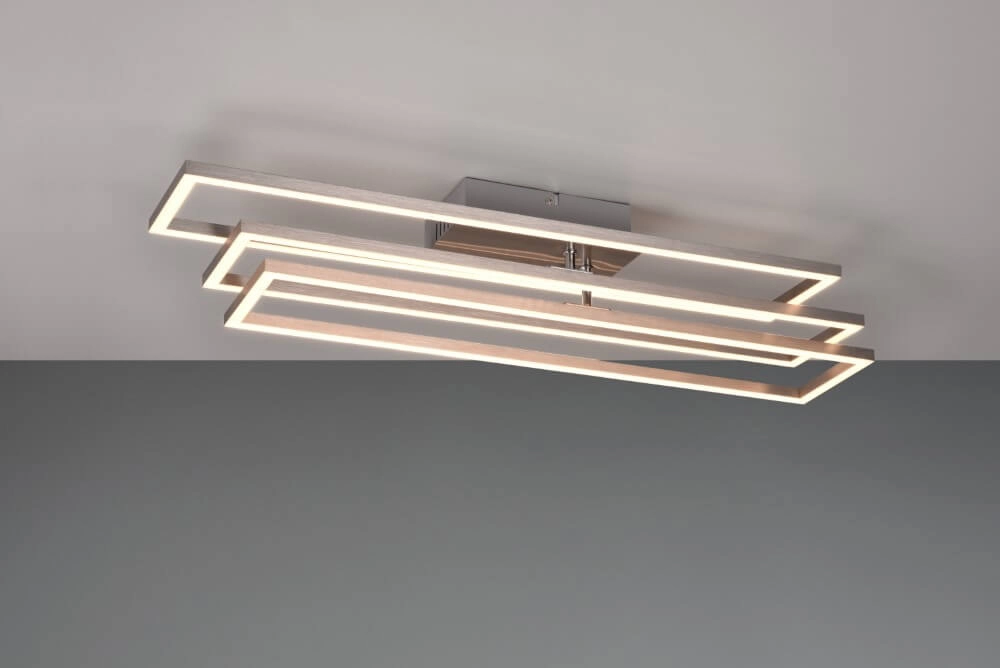 Plafonnier en nickel Corso conception Trio 4017807572667