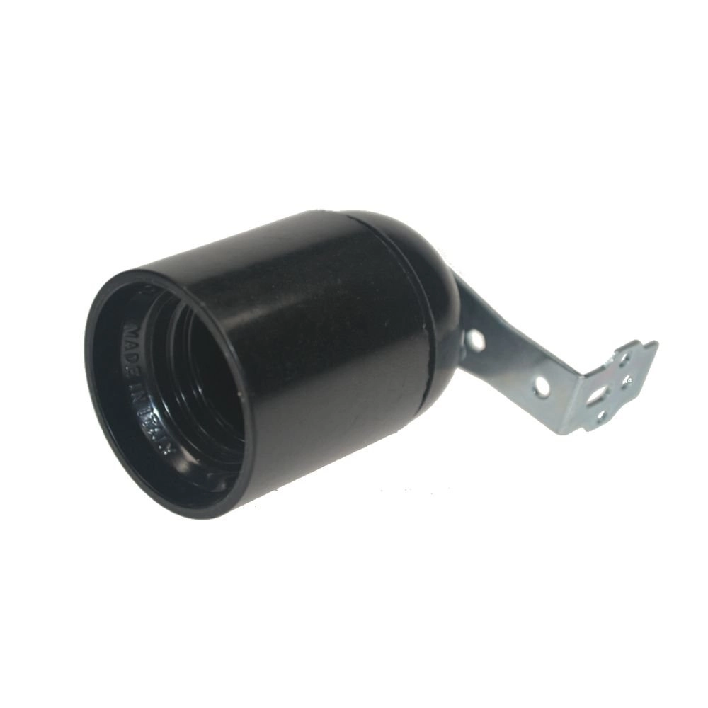 Support de lampe E27 - Base noir avec plaque de montage Vtac 8717692021788