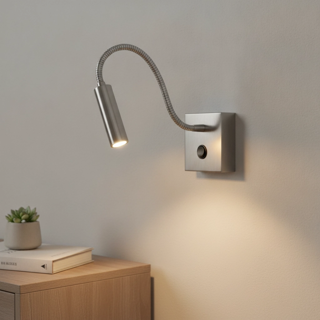 Lampe de chevet Madison chrome