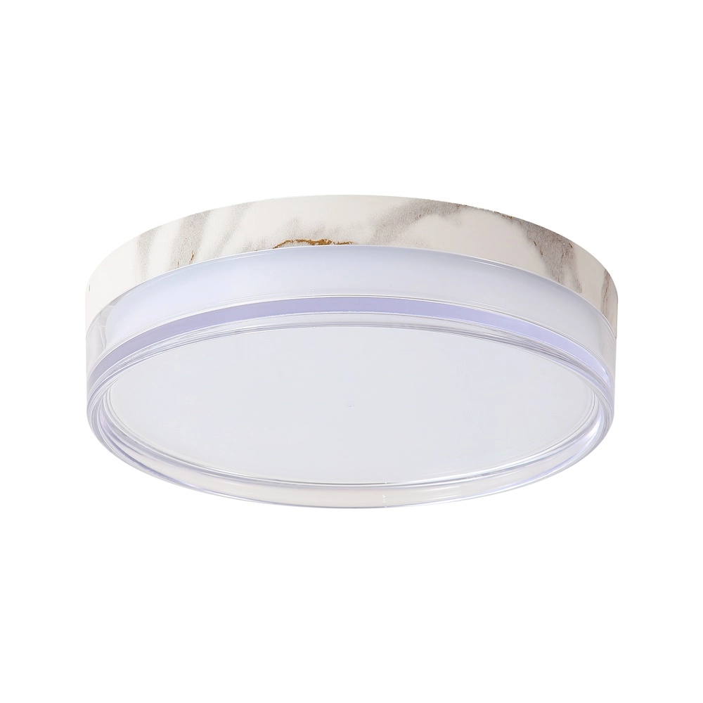 Lampe de plafond Button Ø marbre blanc de 30 cm Searchlight 5,05342E+12