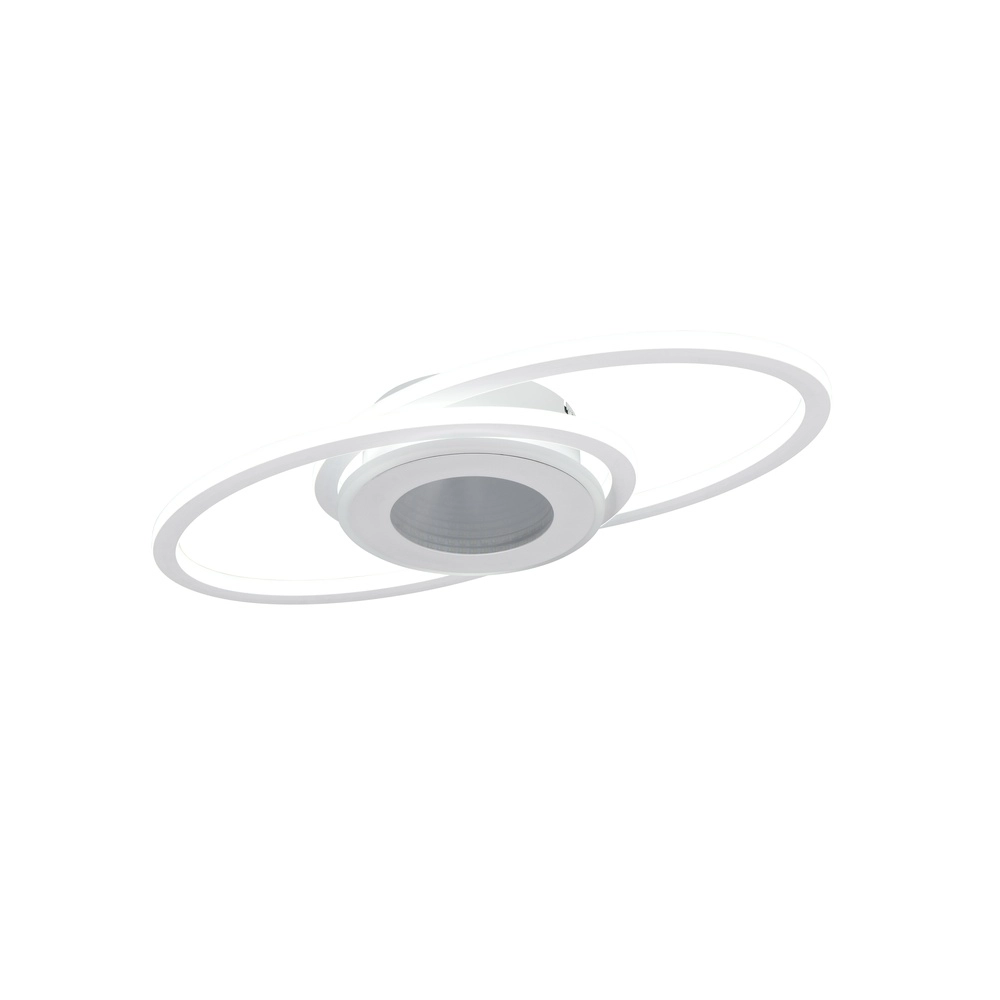 Lampe de plafond à design Deliva Blanc Trio 4017807707793