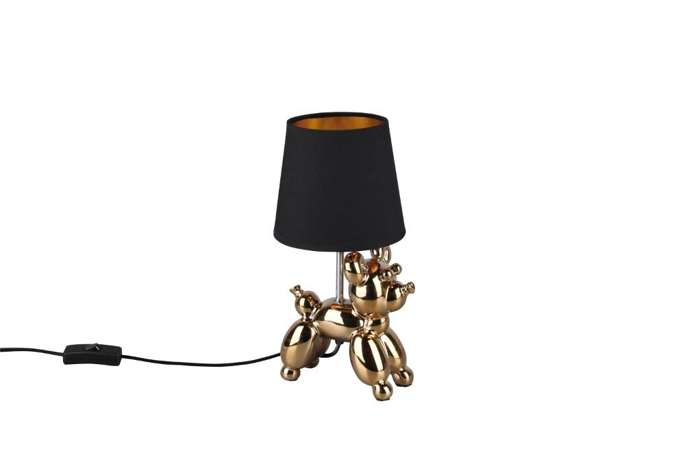 Lampe de table en or noir Bello Trio 4017807459289