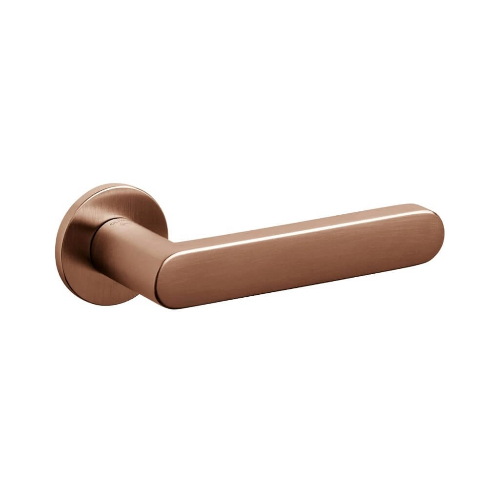 Poignée de porte design Link Cuivre mat