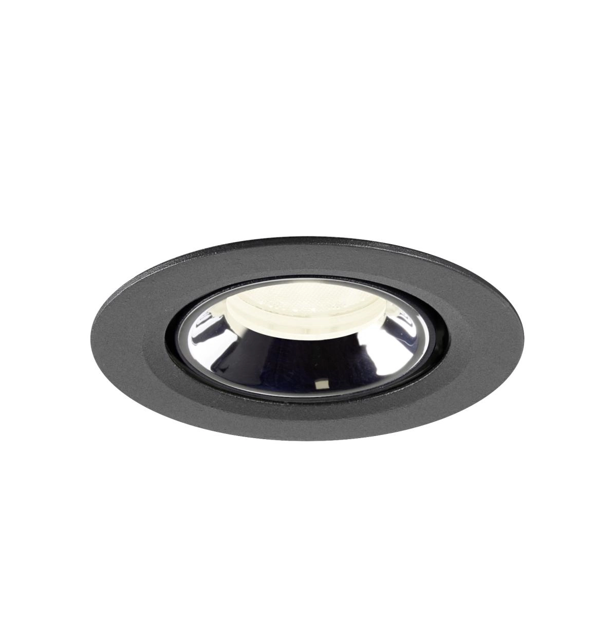 Spot encastré Numinos Gimble XS noir/chrome 4000K - 40 deg SLV 4024163306874