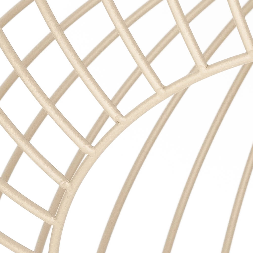 Plafonnier en fil Wire Ø 40cm couleur sable ETH 8720195307563