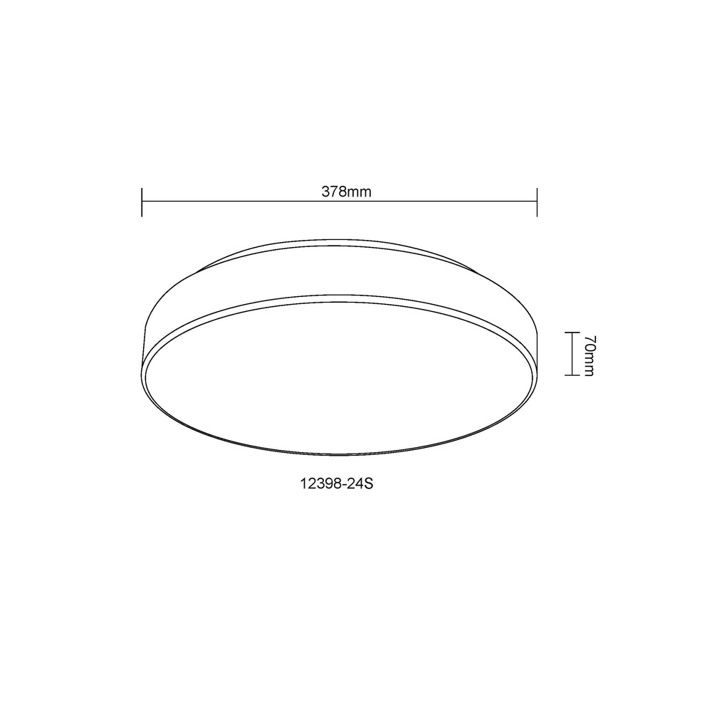 Conception de plafonds Nielsen noir Ø 37,8cm Globo 9007371575671