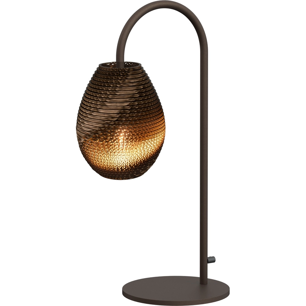 Lampe de table Carta Pineapple Teinte Think-paper Ø 19cm