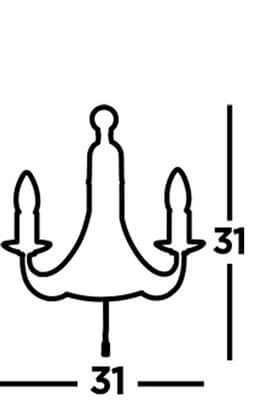 Applique ancienne Maypole Searchlight 5013874300089