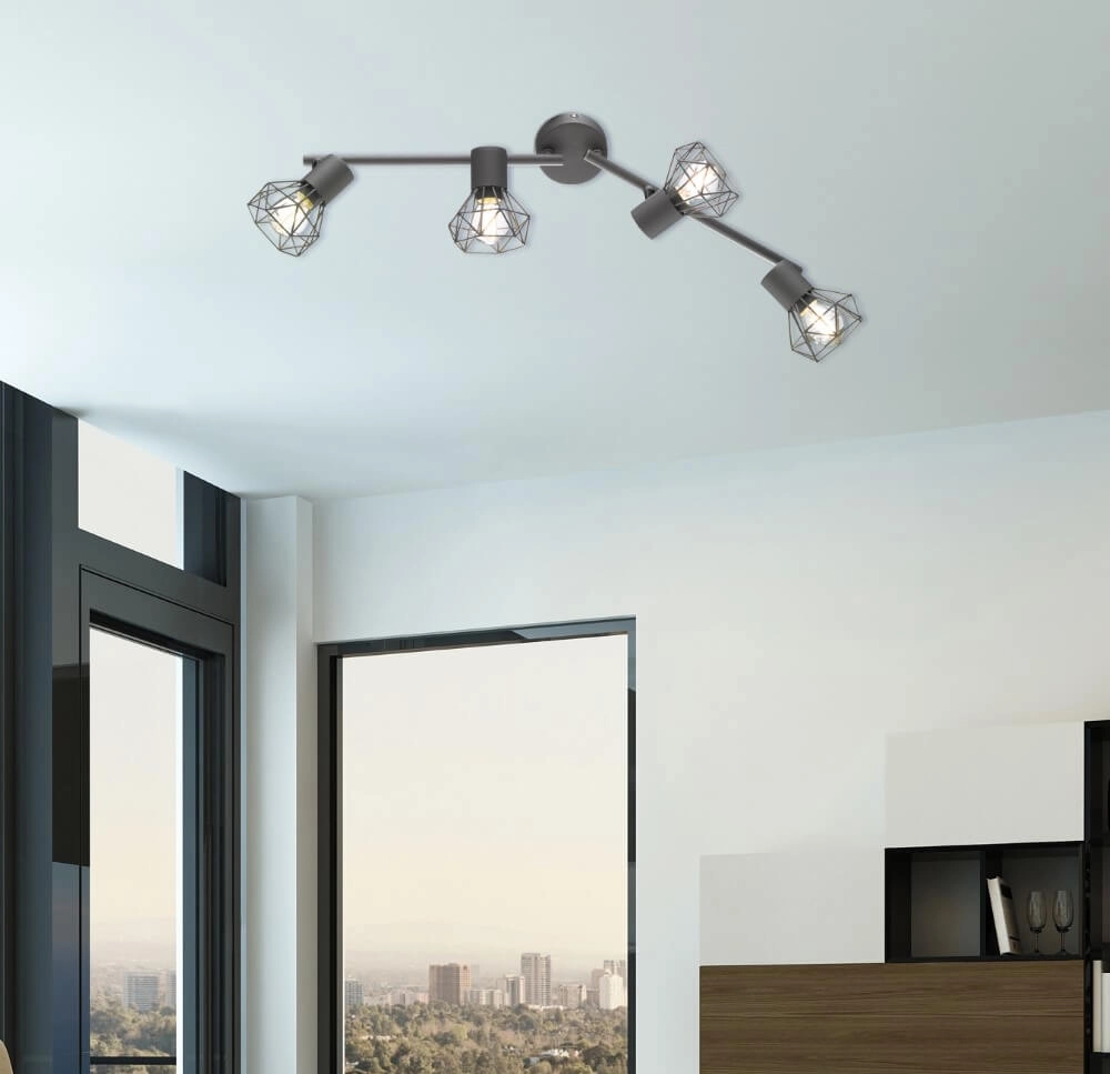 Spot de plafond tendance Ran 4 lumières Fischer & Honsel 4001133222662