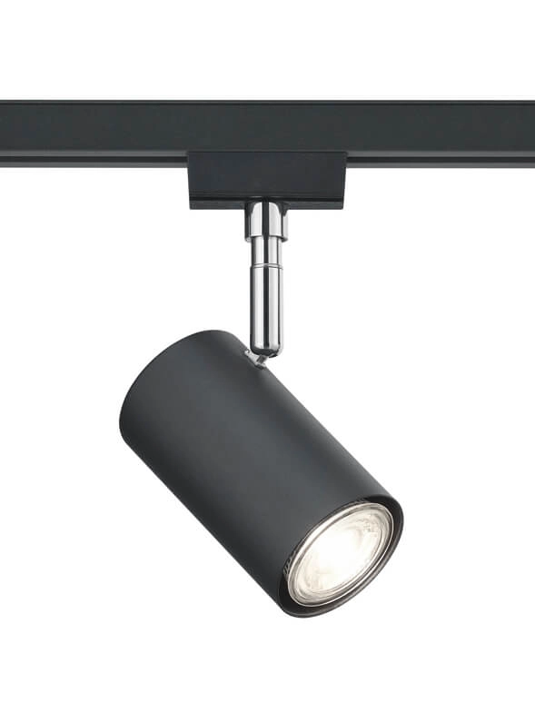 Spot rail 2 phases Duoline noir Trio 4017807471724