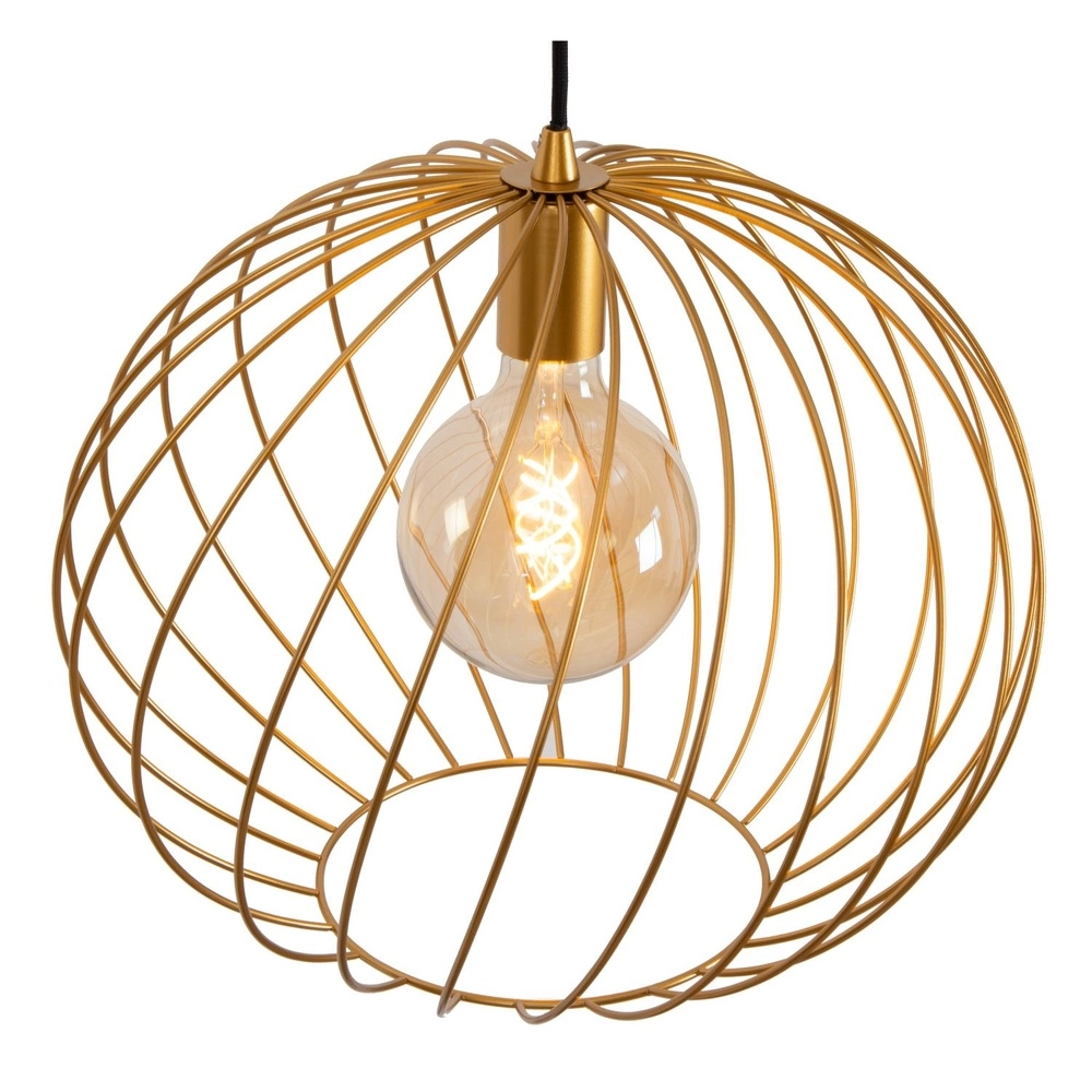 Lampe suspendue Danza Ø 40 cm d’or Lucide 5411212211521