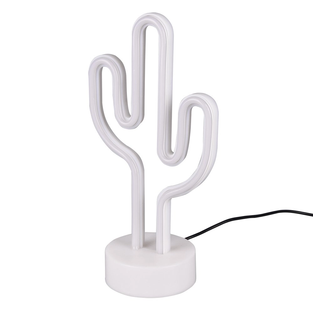Lampe de table Cactus avec feu vert Trio 4017807429398