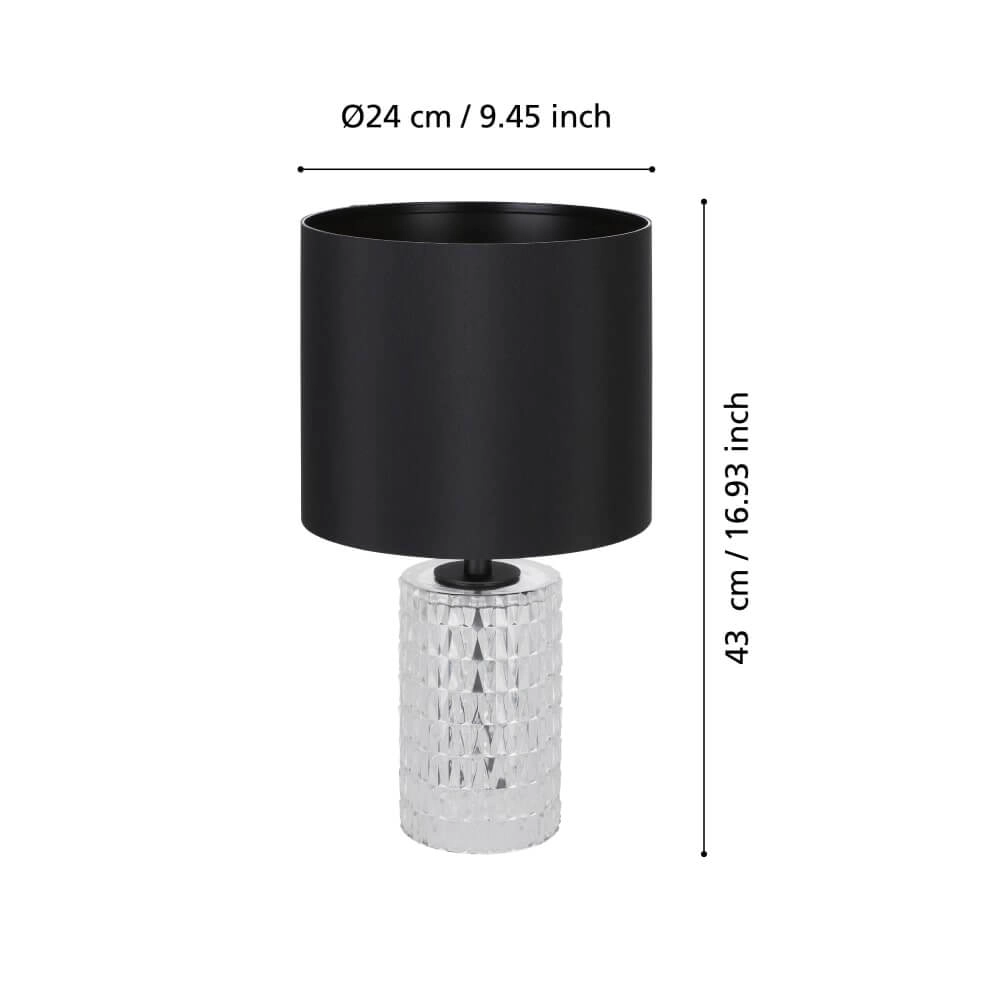Lampe de table Sapuara Ø 24cm - avec cristal Stars of Light 9002759399795