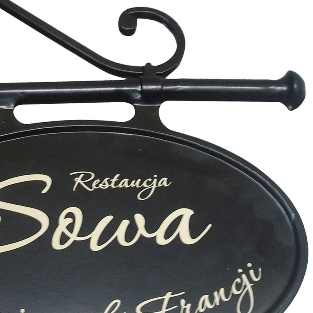 Plaque signalétique Rond noir KS 8714732560344