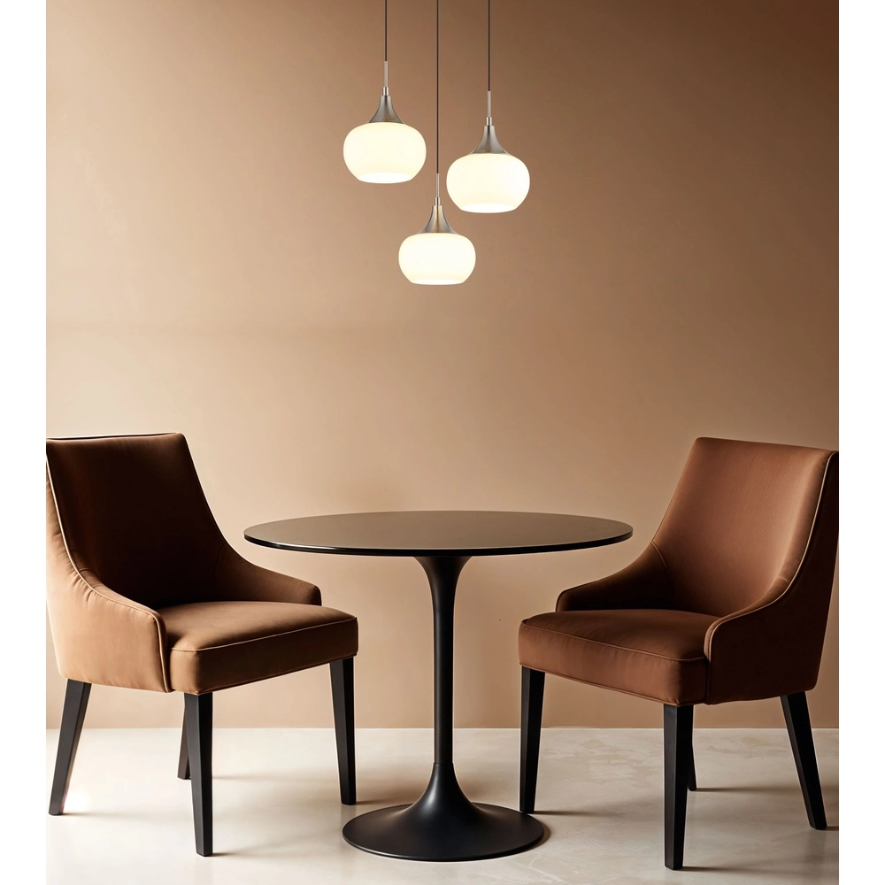 Lampe pendante de conception Lui Nickel 3-léger Globo 9007371589593