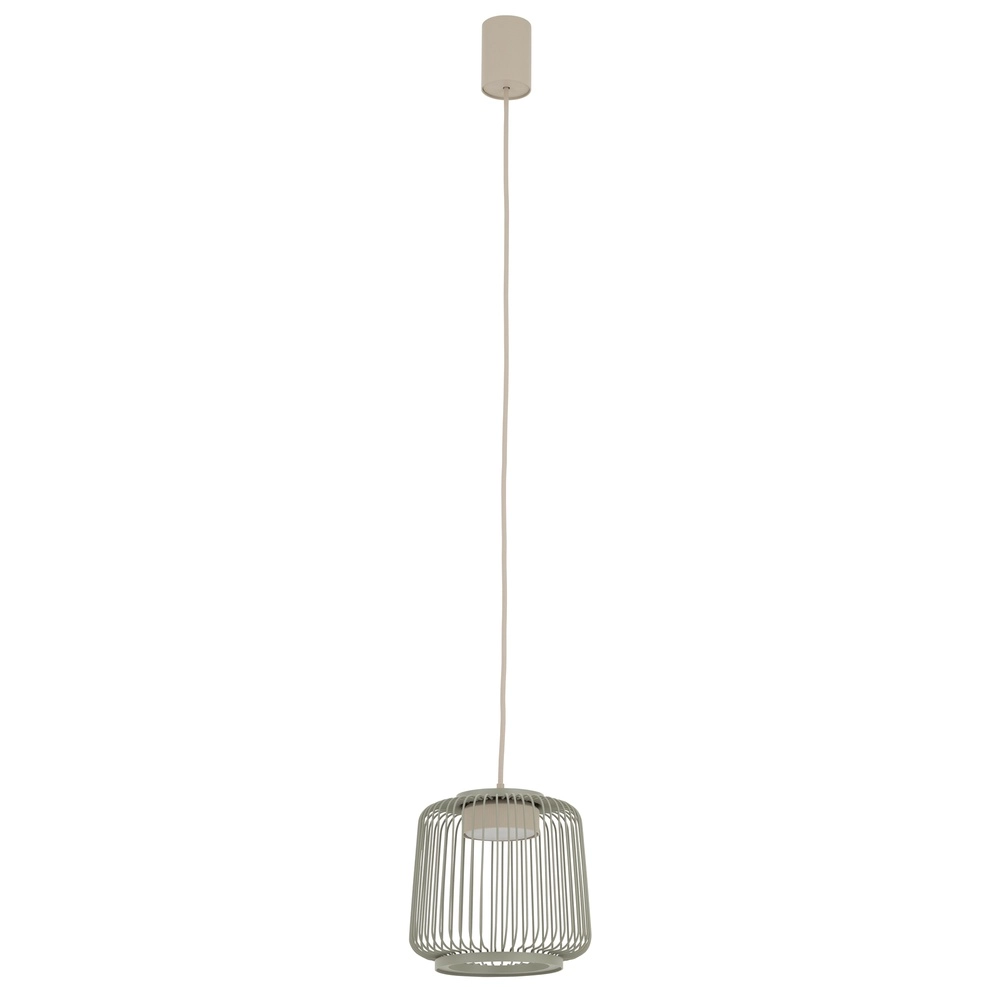 Lampe cage Kenai vert sauge Ø 18cm Lyora 5903139122214