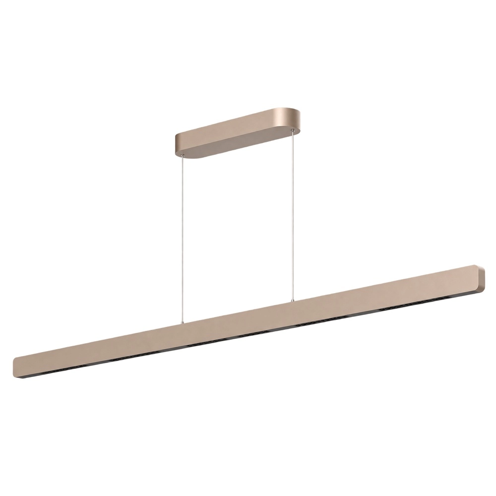 Lampe suspendue Kaia 160 cm d’or champagne