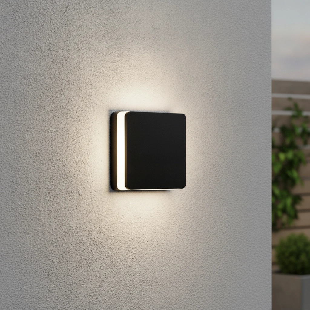 Applique murale carrée Oono anthracite