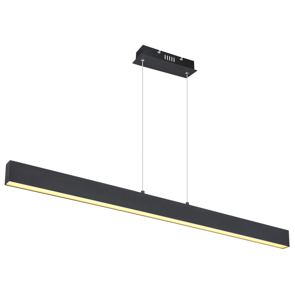 Lampe suspendue élégante Verena noir 121cm