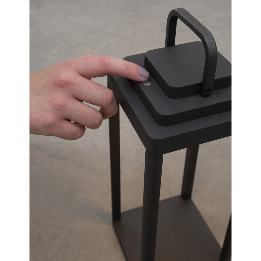 Lampe de table élégante Figi anthracite 35cm Lyora 5212017428677
