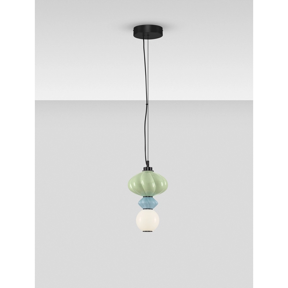 Suspension Oneta vert - bleu -blanc Lyora 5212017473912