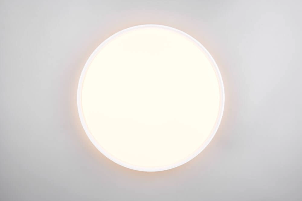 Plafonnier blanc Spacy avec télécommande Trio 4017807612950