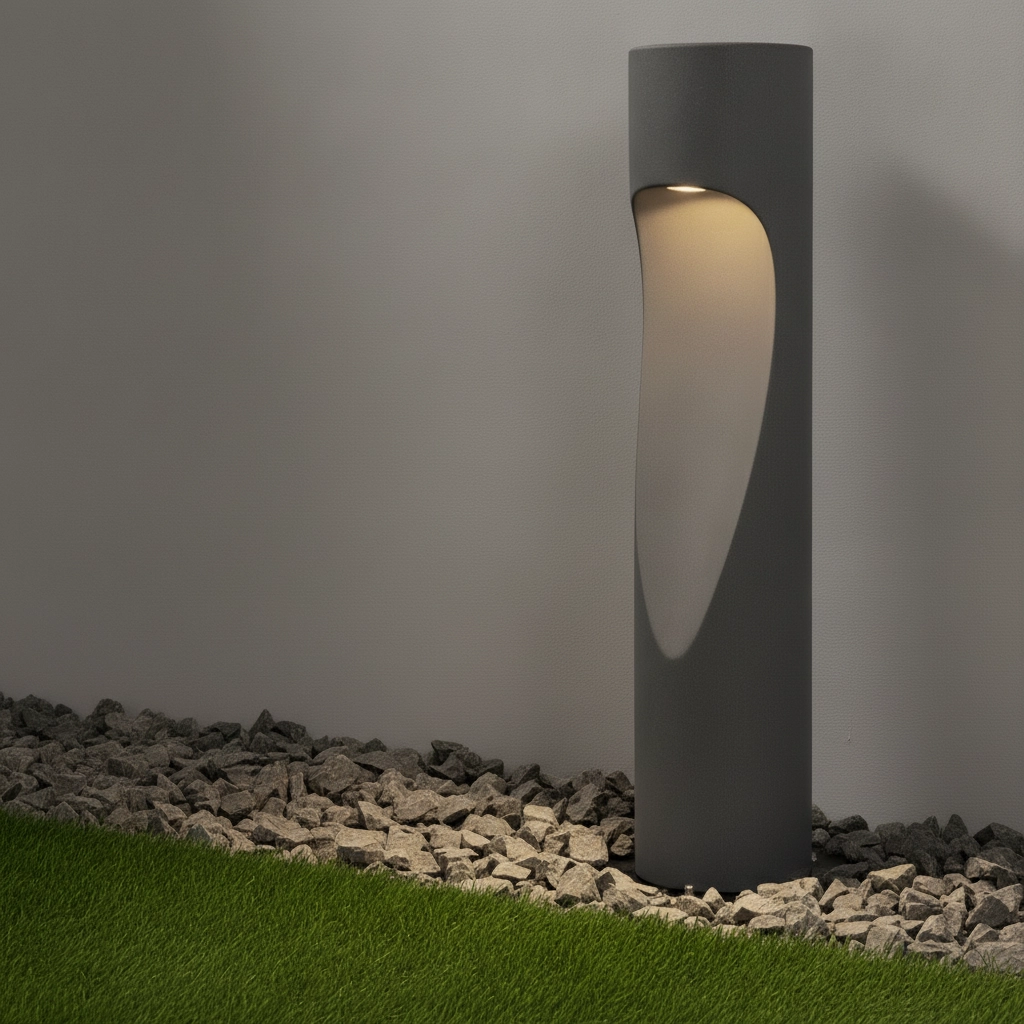 Lampe de jardin ronde Nodino 50cm