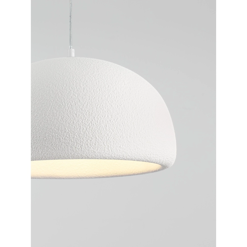 Lampe pendante moderne Davo blanc Ø 43cm Lyora 5212017495686