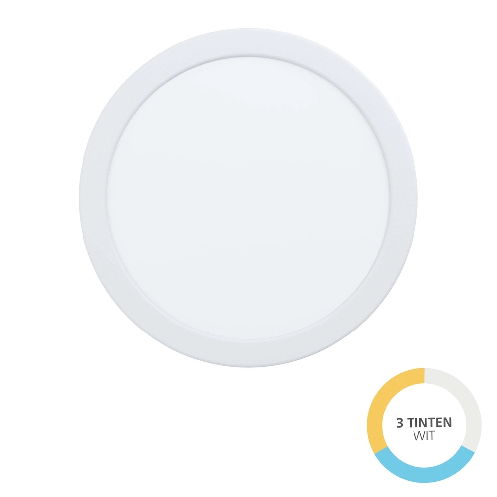 Lampe encastrée Fueva 6 rond - blanc - Ø 21,6 cm