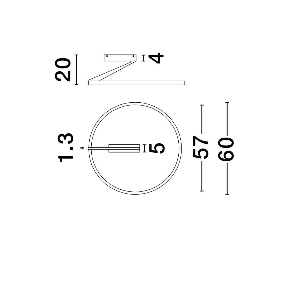 Plafonnier design Tilia Brun moka Lyora 5212017461933