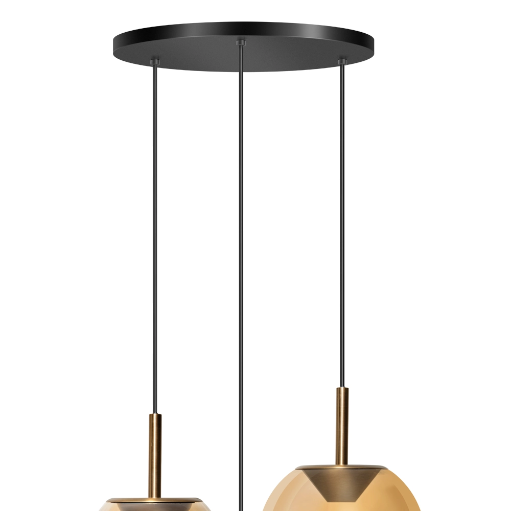 Lampe suspendue de table à manger à 3 lumières Yvonne ETH 8720195311652