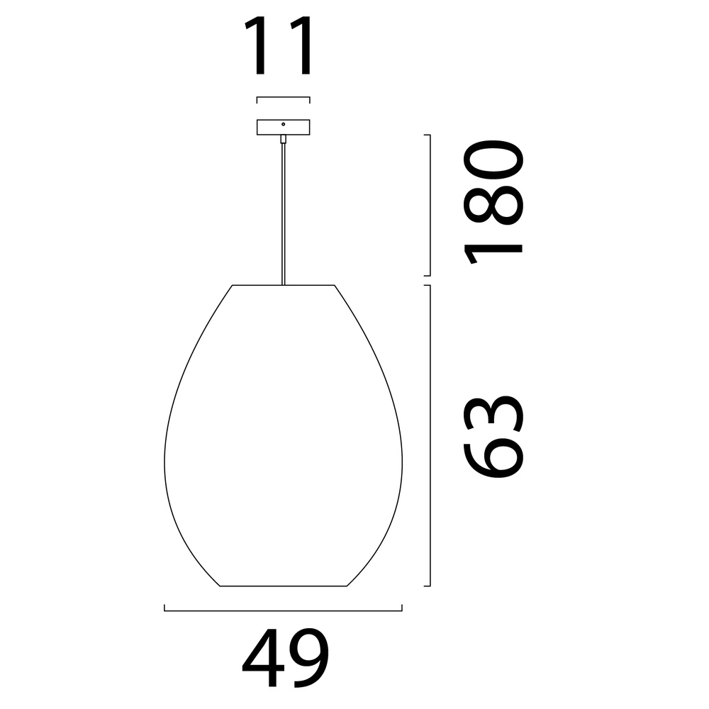 Lampe suspendue à une seule lumière Carta Pineapple Cacao en papier Ø 49cm Masterlight 8718121437576