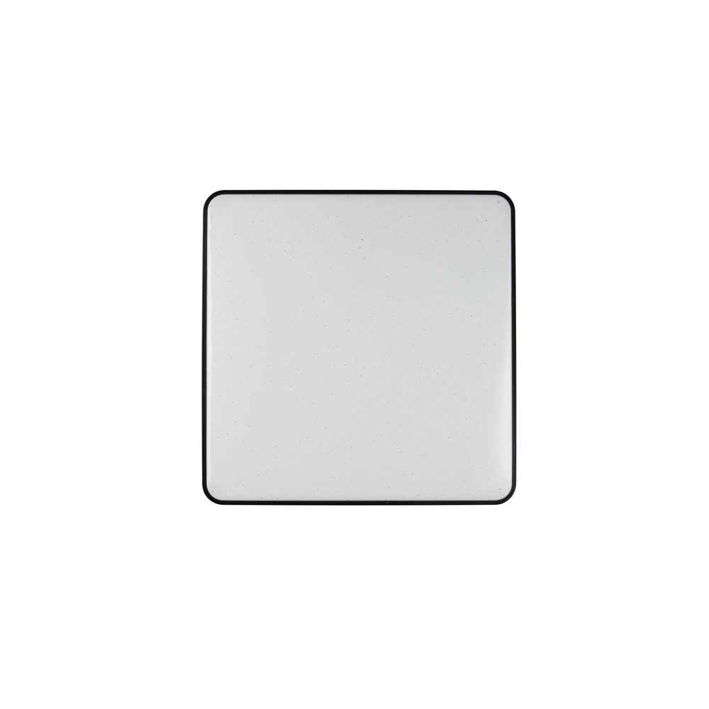 Lampe de plafond Relus Carré noir 37 x 37 cm Trio 4017807704723