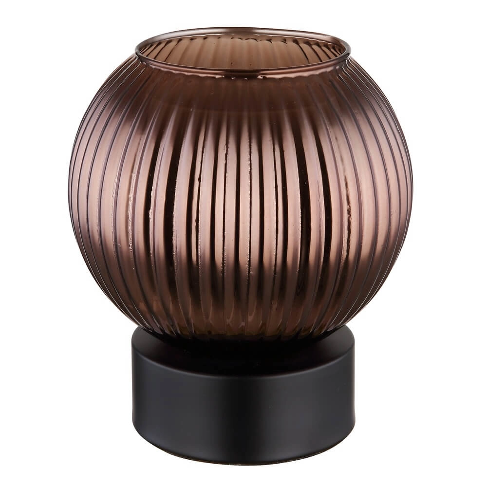 Lampe de table Zumba verre orange Ø 15cm Globo 9007371456000