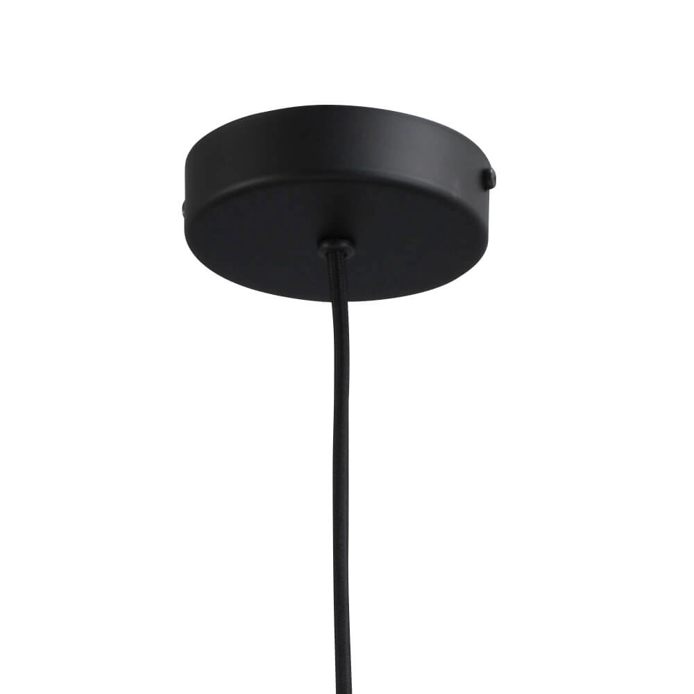 Lampe suspendue dorée Porto avec verre clair Blossom - Ø 30cm Masterlight 8718121269191