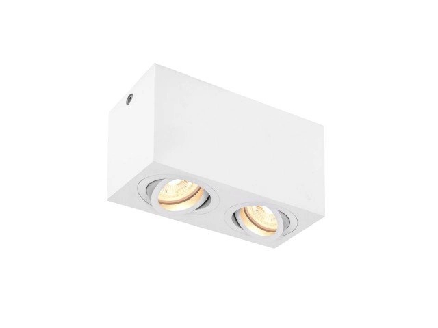 Lampe de plafond Triledo GU10 2 lumières 16cm blanc