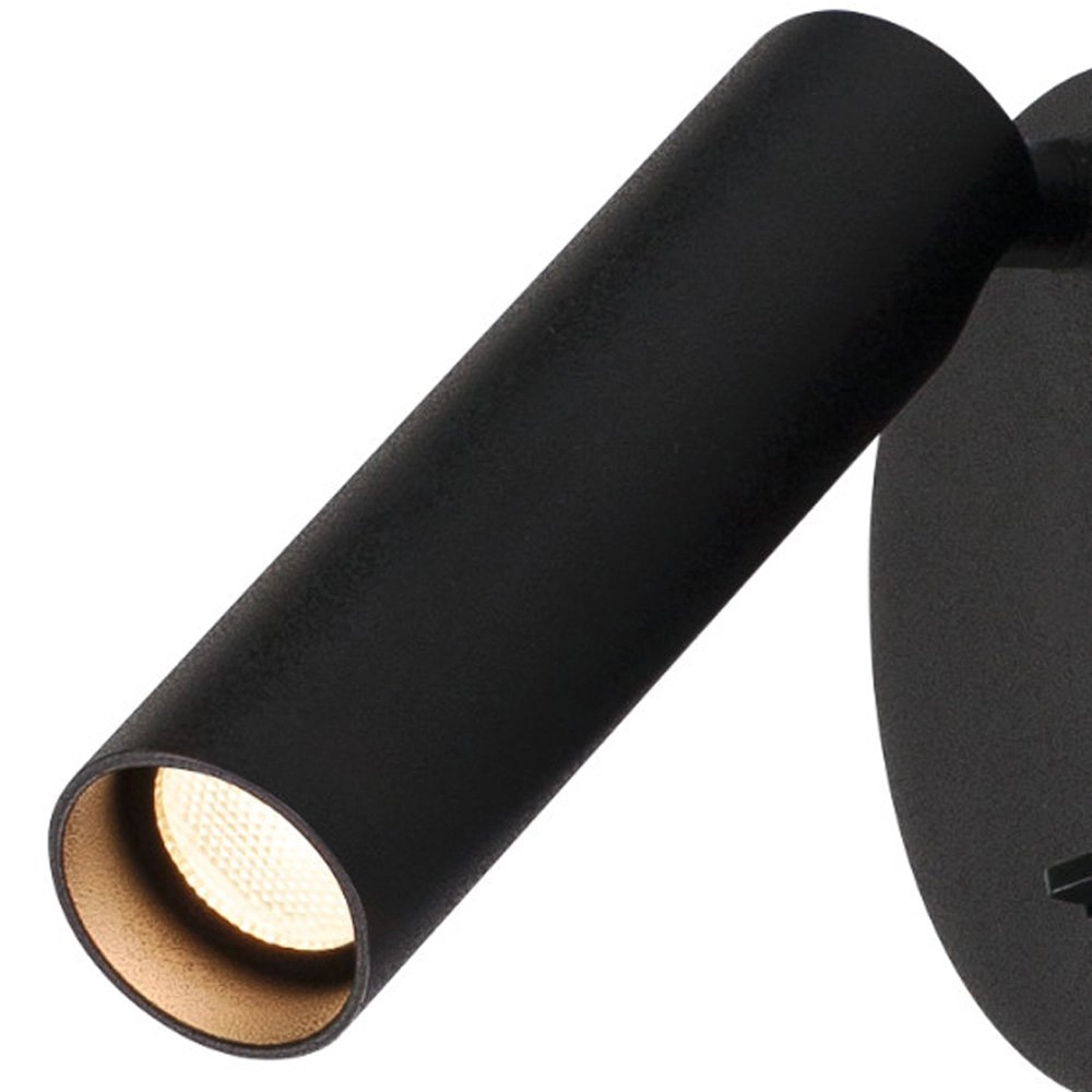 Applique murale LED Karpo noir SLV 4024163166751