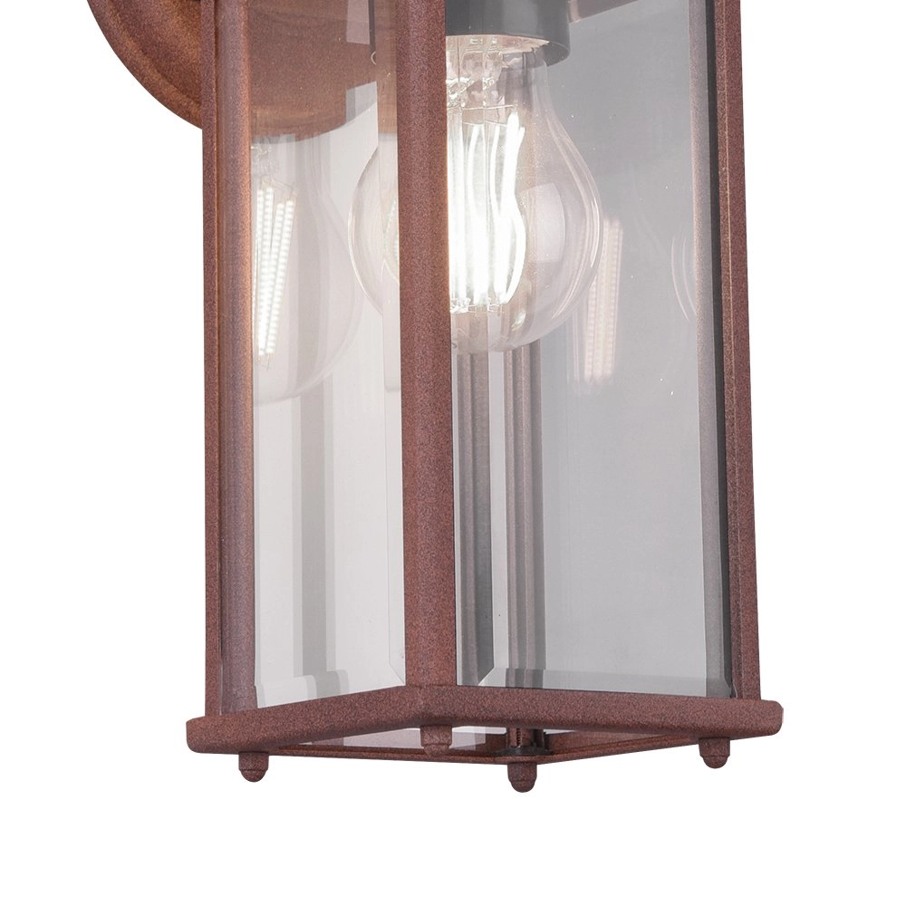 Éclairage de véranda Olona 29,5 cm marron rouille Trio 4017807442045