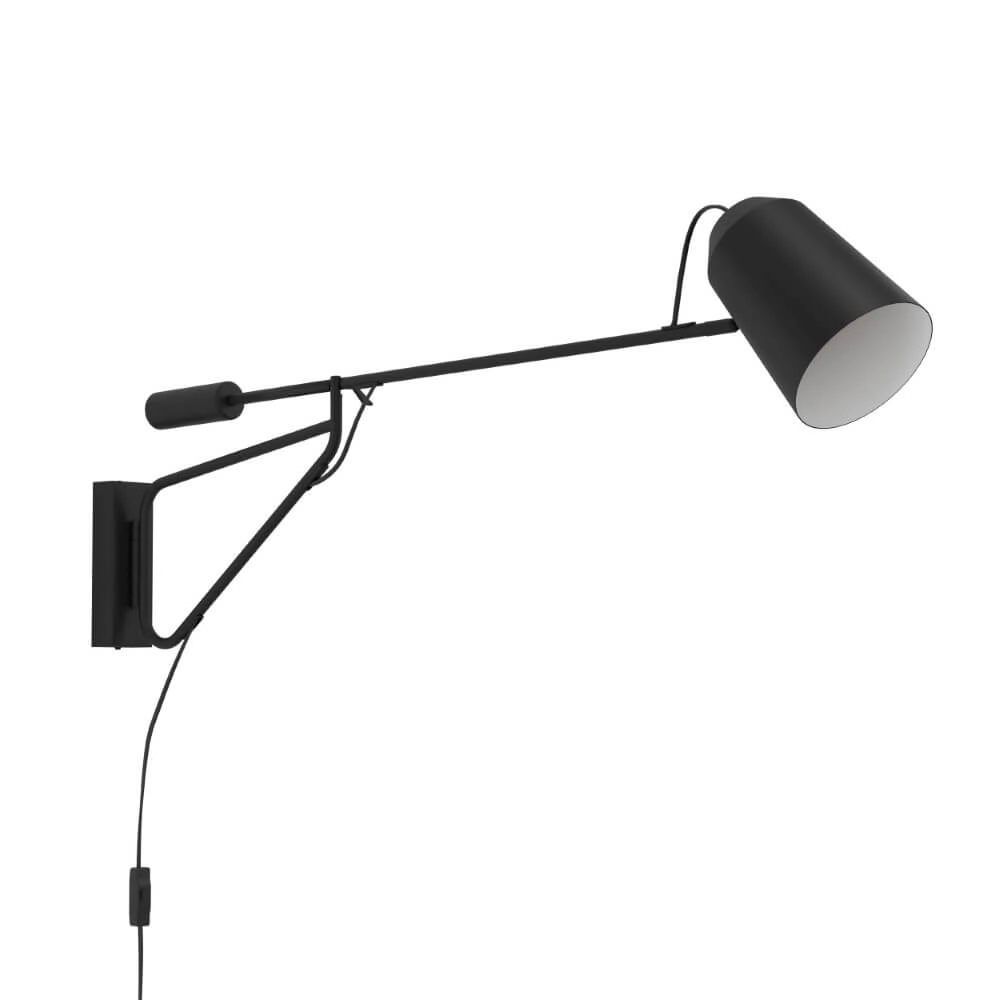 Lampe de lecture noire Loreto 1 Lampe de lecture noire Loreto 1