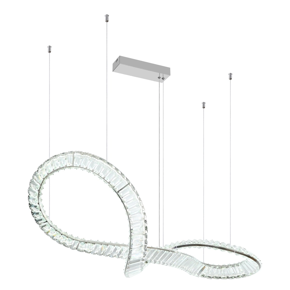 Lampe pendante de conception Neil Chrome unique Globo 9007371507412