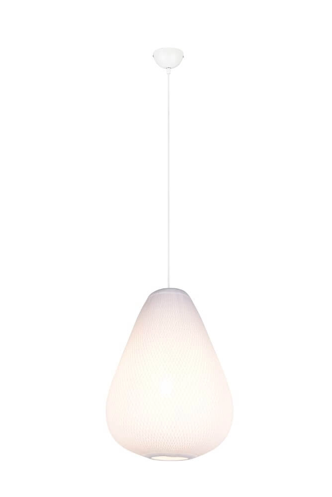 Suspension design blanche Janine Ø 48cm