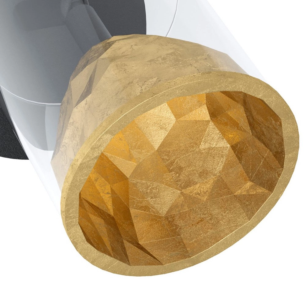 Applique noire Melito avec de l'or Stars of Light 9002759395735