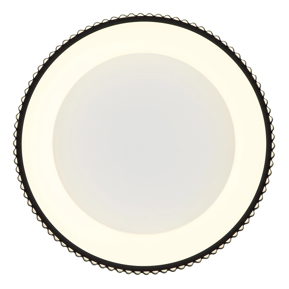 Lampe de plafond Kemp noir Ø 46cm Globo 9007371575268