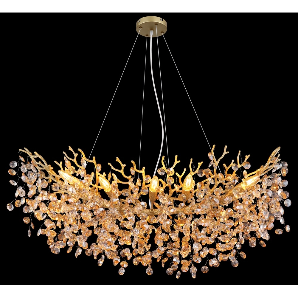 Lampe suspendue Queena Or 100cm Globo 9007371528691