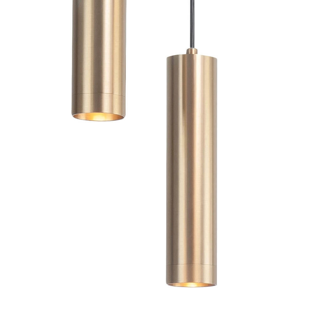 Lampe suspendue ronde Perugia or mat - 3x GU10 Highlight 8718379046803